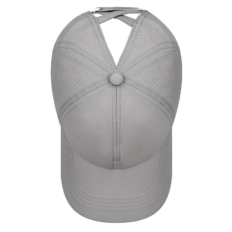 Summer Women's Light, Quick-drying, Breathable, High Ponytail Baseball Cap, Sunshade and Sun Protection Mid-air Top Cap