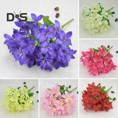 2 Pezzi Fiori di Giglio Artificiali 10 Forcelle 30 Teste Realistici Finti Fiori di Seta Resistenti ai Raggi UV Festa di Matrimonio Interno Esterno Giardino Cortile Piante di Fiori Finti