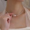 Irregular Broken Pieces of Pearl Necklace for Women Naked Chain Necklace Short Collar Chain Necklace Necklace