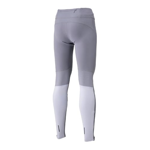 Mizuno Women's Warmer Light Tights, J2MBC704, Quiksilver, Size L, for Running