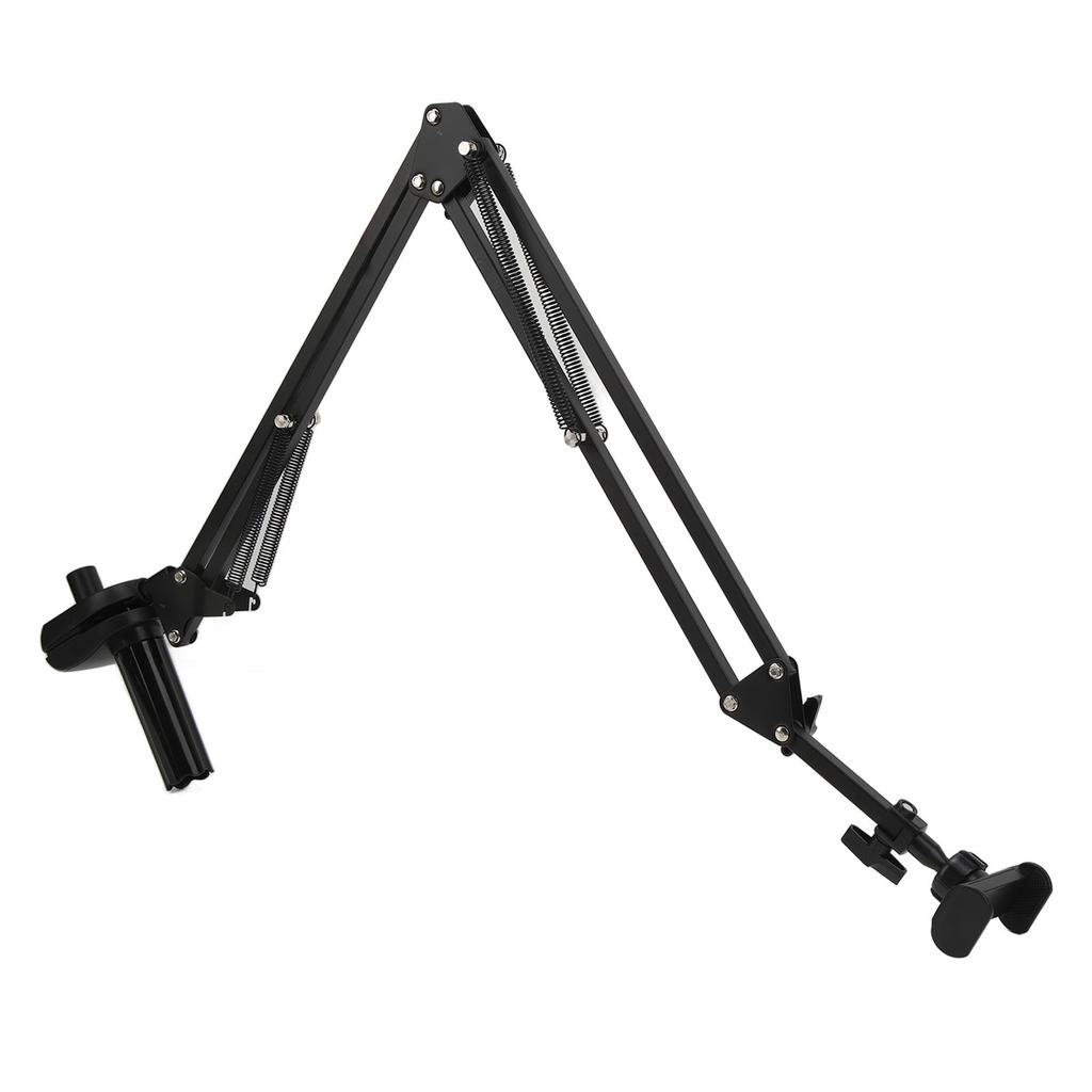 Handy Faulhalterung Halterung Legierter Stahl Verstellbar Schwerlast Handyhalter für Desktop Livestreaming Schwarz