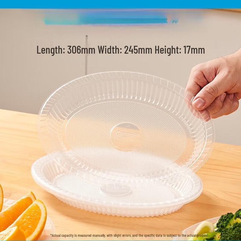 ZISIZ Extra Thick Round Dinner Plates