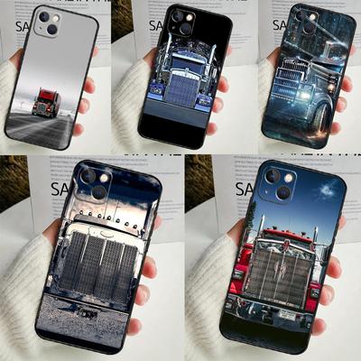 Cool Pouzdro na telefon s motivem těžkého nákladního auta pro iPhone 16 15 14 12 11 13 Pro Max 7 8 Plus X XR XS Max 13 12 Mini Kryt