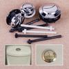 Plastic Fittings Accessory with Thread Dual Push Flushing Toilet Button Tank Button Dual Flush Valev Buttons Bathroom Fixture