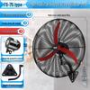 High-Power Industrial Wall-Mounted Fan with Strong Wind Power