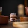 Old Rock Mud Cute Cat Turtle Ingot Tea Pet Ornament Tea Table Decoration Retro Small Ornament Ceramic Tea Path Cover
