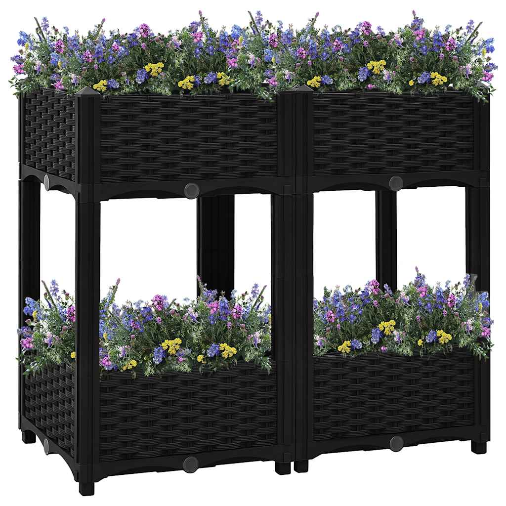 Vidaxl Donica Do Podniesionej Rabaty, 80X40X71 Cm, Polipropylen