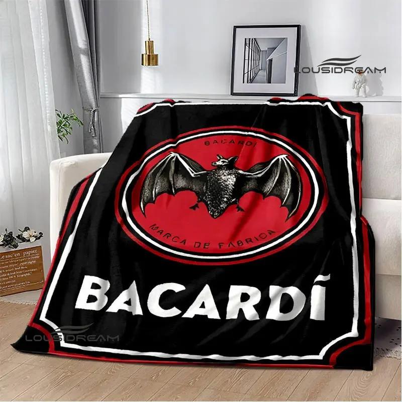 Bacardi Wein Logo Druck Decke Mode Warm Schön Flanell Weich Und Bequem Haus Reise Decke Geburtstagsgeschenk