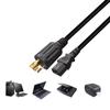 Robust 14 AWG Power Cord with NEMA L5-30P To IEC C13 Connectors for Networking Equipment