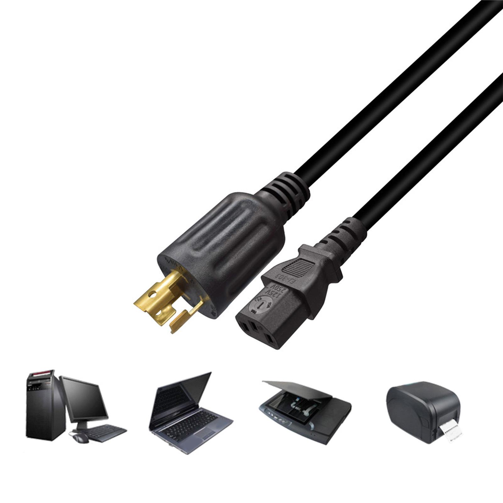 

Шнур питания NEMA L5-30P в соответствии с IEC 320 C13 Шнур питания для тяжелых условий эксплуатации, 15 А/250 В, 14AWG, NEMA L5-30P в соответствии с IEC 320-C13 1