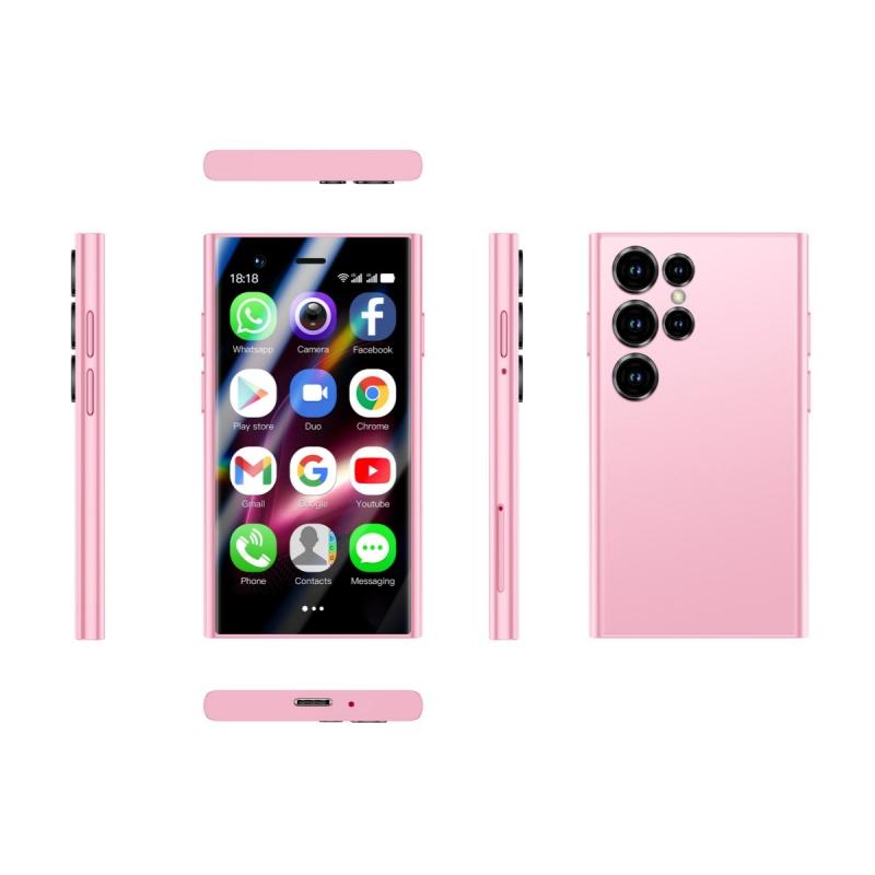 Soyes S24 PRO MAX 4G Mini Smartphone LTE Telefone 3.0 polegadas MTK6737 2 GB RAM 16 GB ROM Câmera 5MP Dual SIM Face ID Android Celular