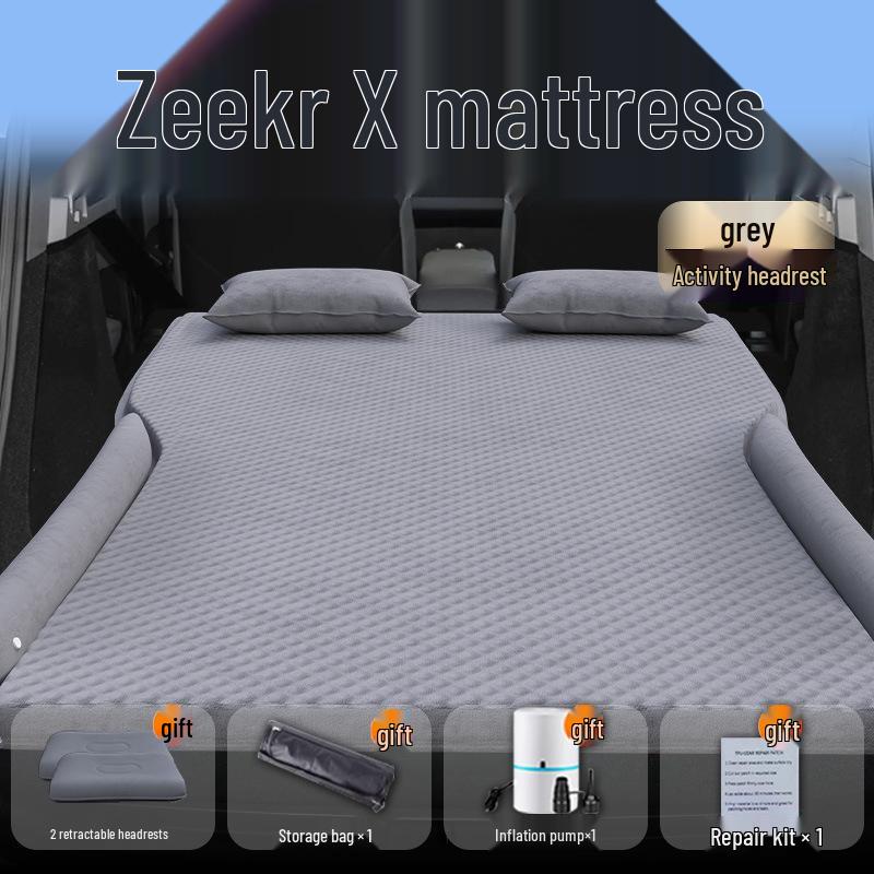 Zeekr X Car Bed: Inflatable Rear Seat Sleeping Pad & Air Cushion, Compatible with 25 Models.