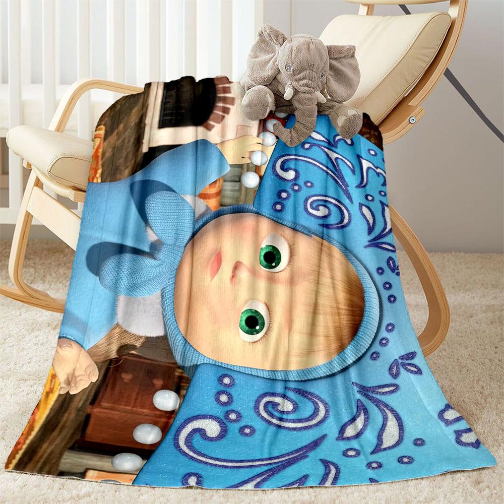 Masha Bear Blanket Durable Comfort Great for Office Chair Livingroom Bed for All Occasions Stylish Decor Gift for Travel Home Birthdays