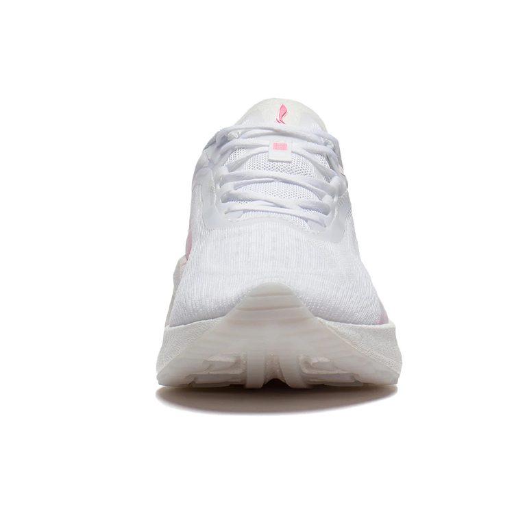 Li Ning Super Light 19 Cushioning Slip Resistant Running Shoes Women's White Pink ARBS002-5