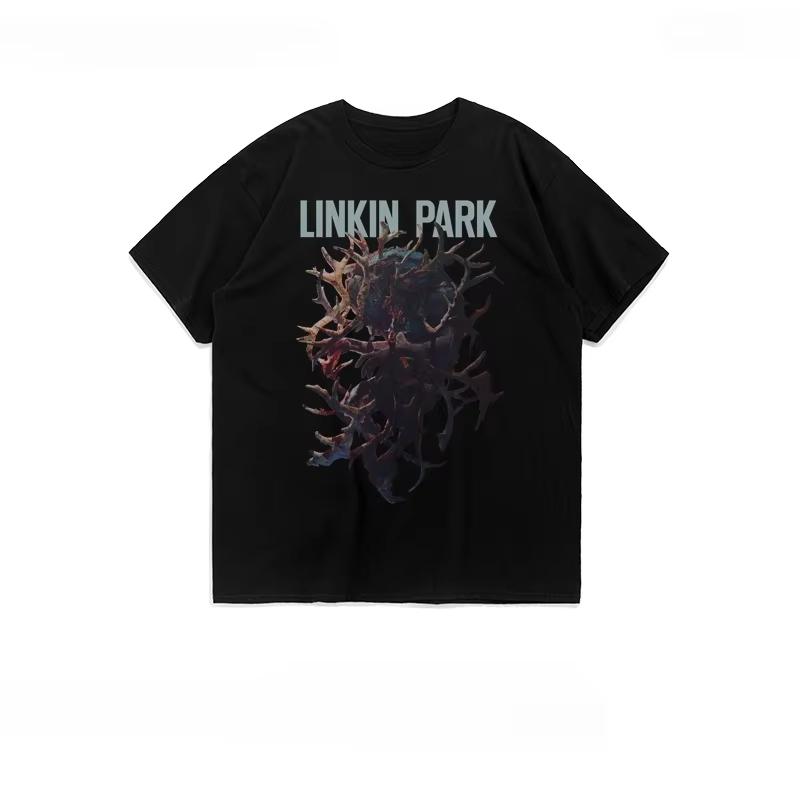 Rock Band Linkin Park Lincoln Union Park Mixed Theory Cotton Crewneck Short Sleeve Tshirt Women Summer High Quality Luxury Brand