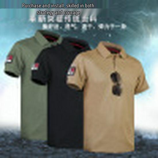 Men s Tactical Quick-Dry Stretch Short Sleeve T-Shirt M
