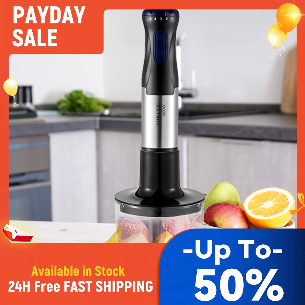

4-in-1 Handheld Electric Food Mixer Small Immersion Blender Cordless Hand Blender Rechargeable for Lattes Cappuccino Matcha Egg China Mainland