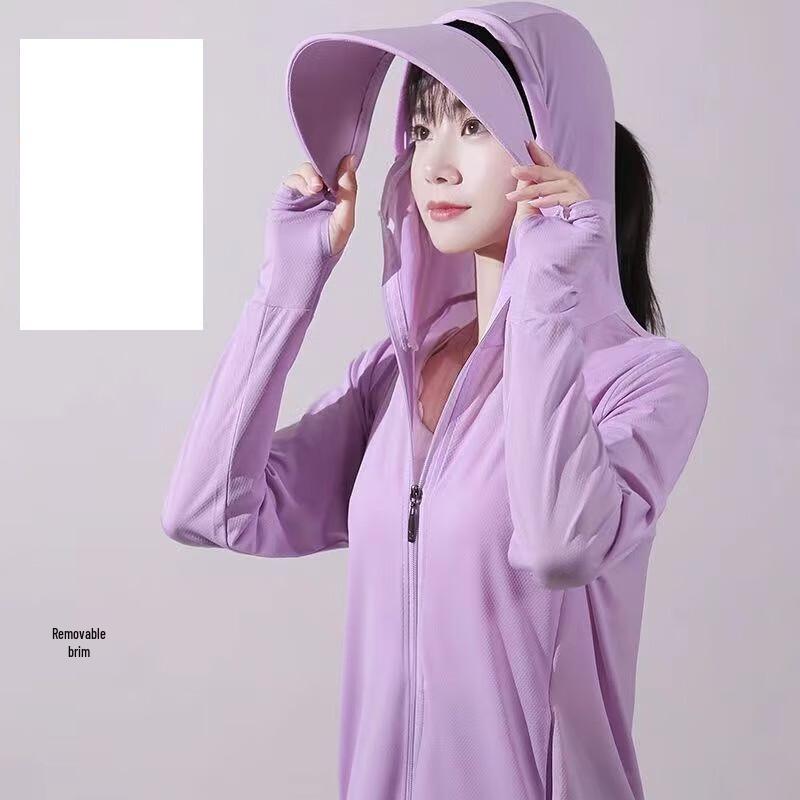 

WEZHO Women s Ice Silk Sun Protection Fishing Jacket