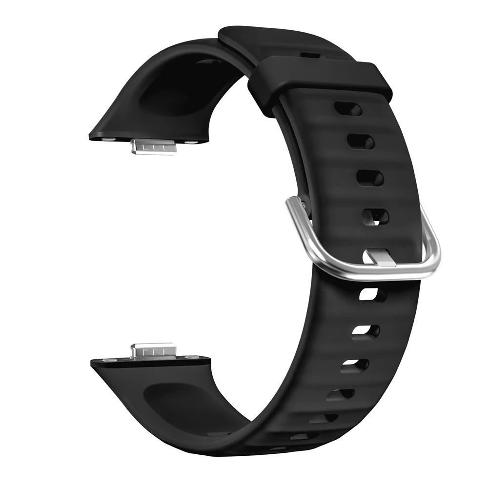 Official Style Silicone Sport Strap For Huawei Watch Fit 3 Replacement Wristband Bracelet for Huawei Watch Fit3 Correa Straps
