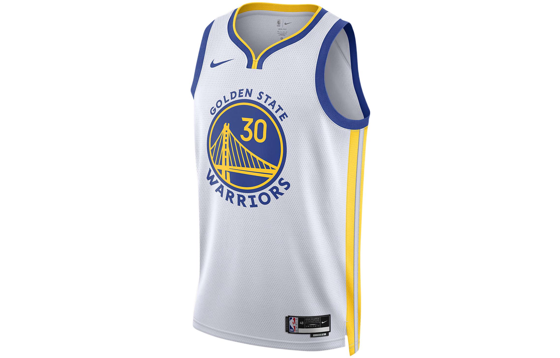 Nike Golden State Warriors Basketball Jersey Unisex White DN2077-100 XXXL