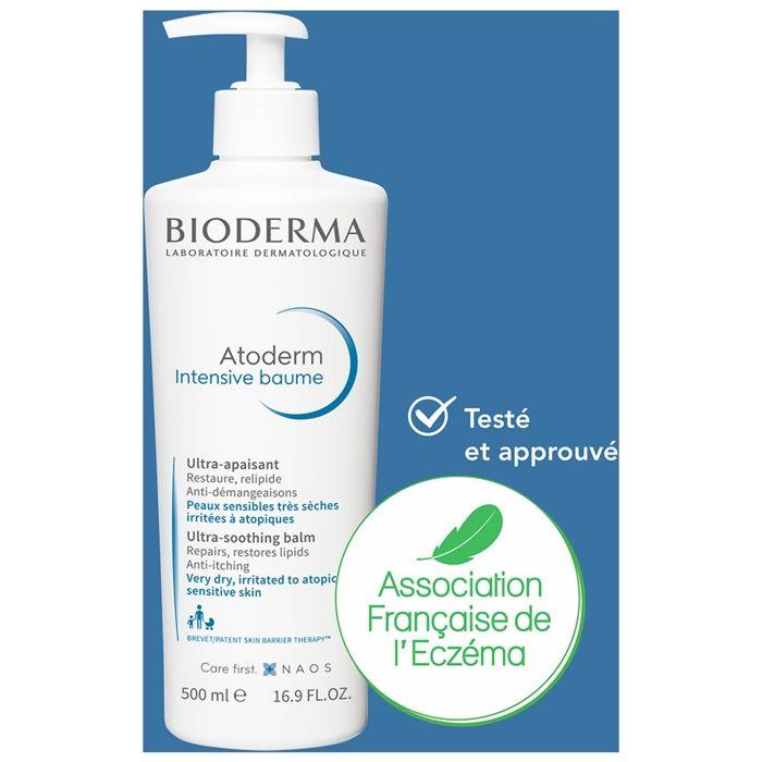 Baume émollient apaisant - Bioderma - Atoderm Intensive - 500ml - Peaux très sèches - Anti-irritation