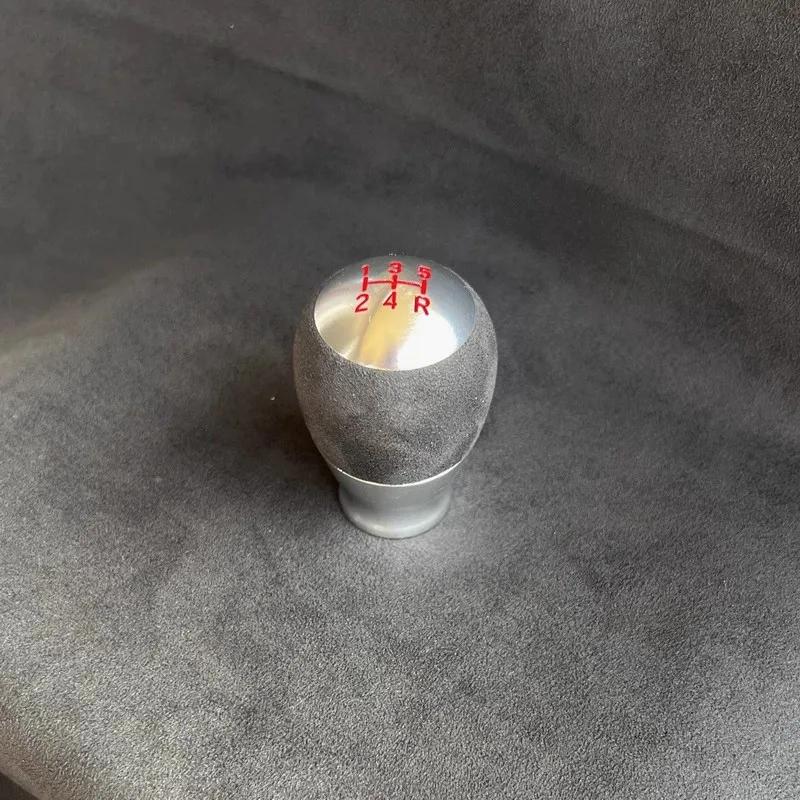 

New 5 6 Speed 345g Anti Fur Leater Gear Shift Knob For Honda Civic TYPE R FK8 FL5 Fit GK5 GR9 Gear Ball AL 5speed