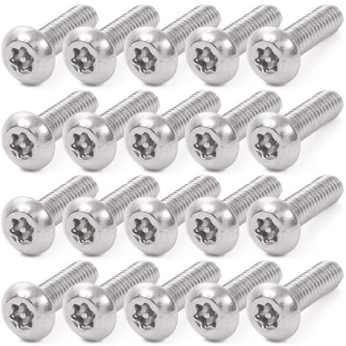 Pstyle. Tamper-Resistant Screws and Bolts, 304 Stainless Steel, M4, Pack of 20, PST-138 (M4x14mm)