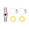 3/8” Fuel Line Fuel Pressure Barbed- Push Lock T-Fitting Adapter, 1/8-27 NPT Sensor Port, Stainless Steel