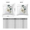 Der 1. Lyrics Quadrat Kissenbezug Polyester Leinen Samt Kreativ Reißverschluss Dekoration Sofa Sitzkissenbezug