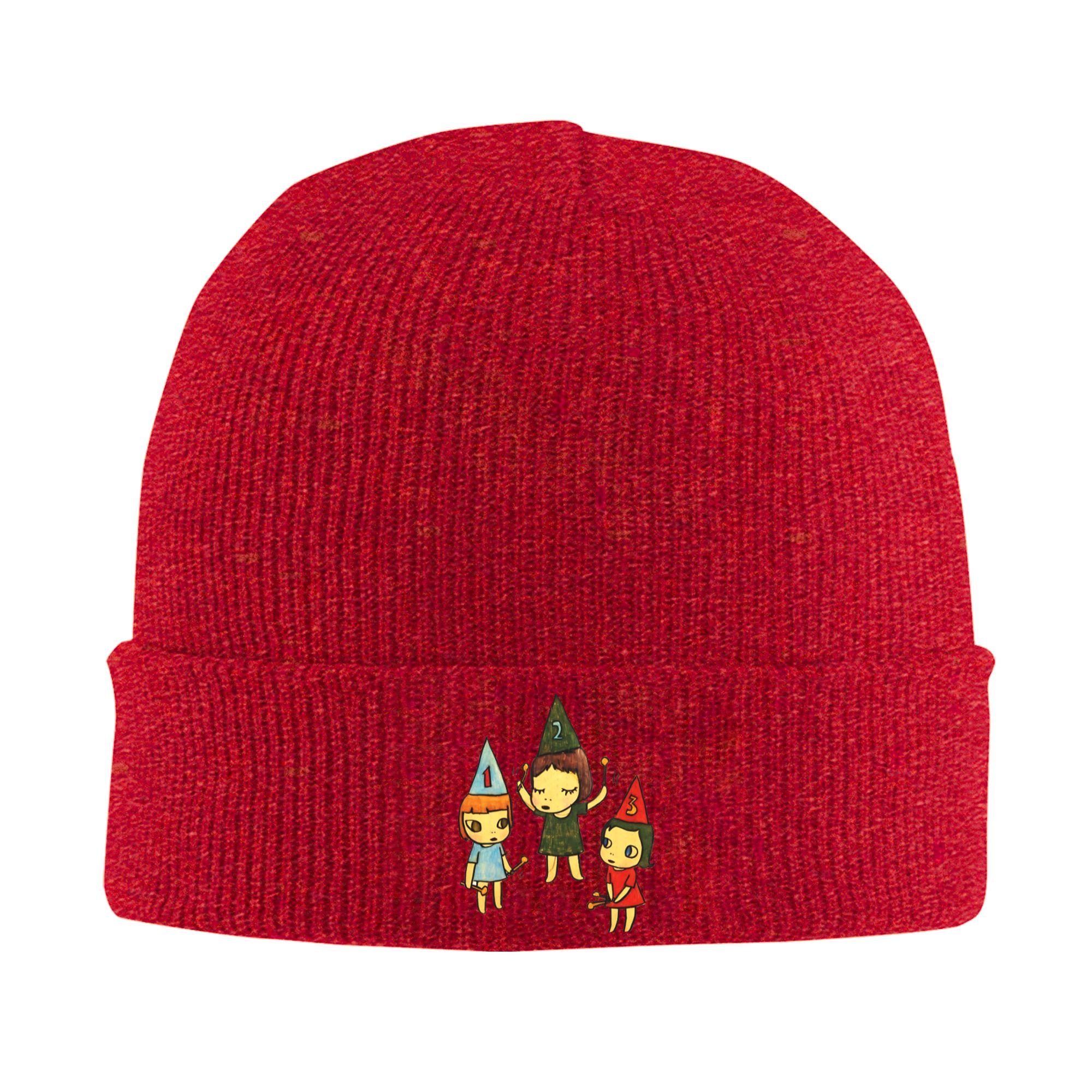 

Yoshitomo Nara Beanie Hats Bonnet Hats Men Women Hip Hop Outdoor Sport Knitting Hat Winter Graphic Elastic Caps One Size