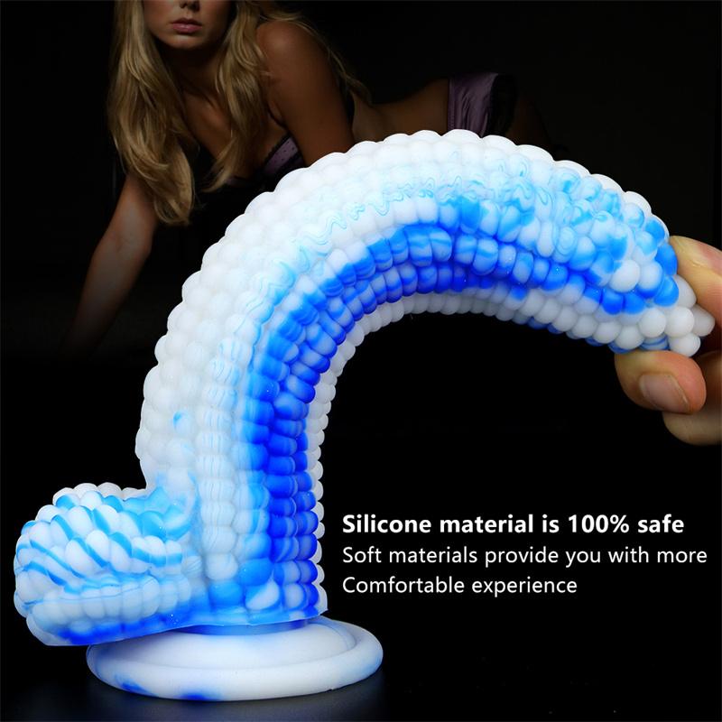 Female Corn on The Cob Silicone Penis Anal Plug Penis Simulation Big Dildo Adult Products