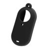 Silicone Protective Case Set for GO 3S Thumb Camera Protective Cover and Lens Cap with Lanyard Black
