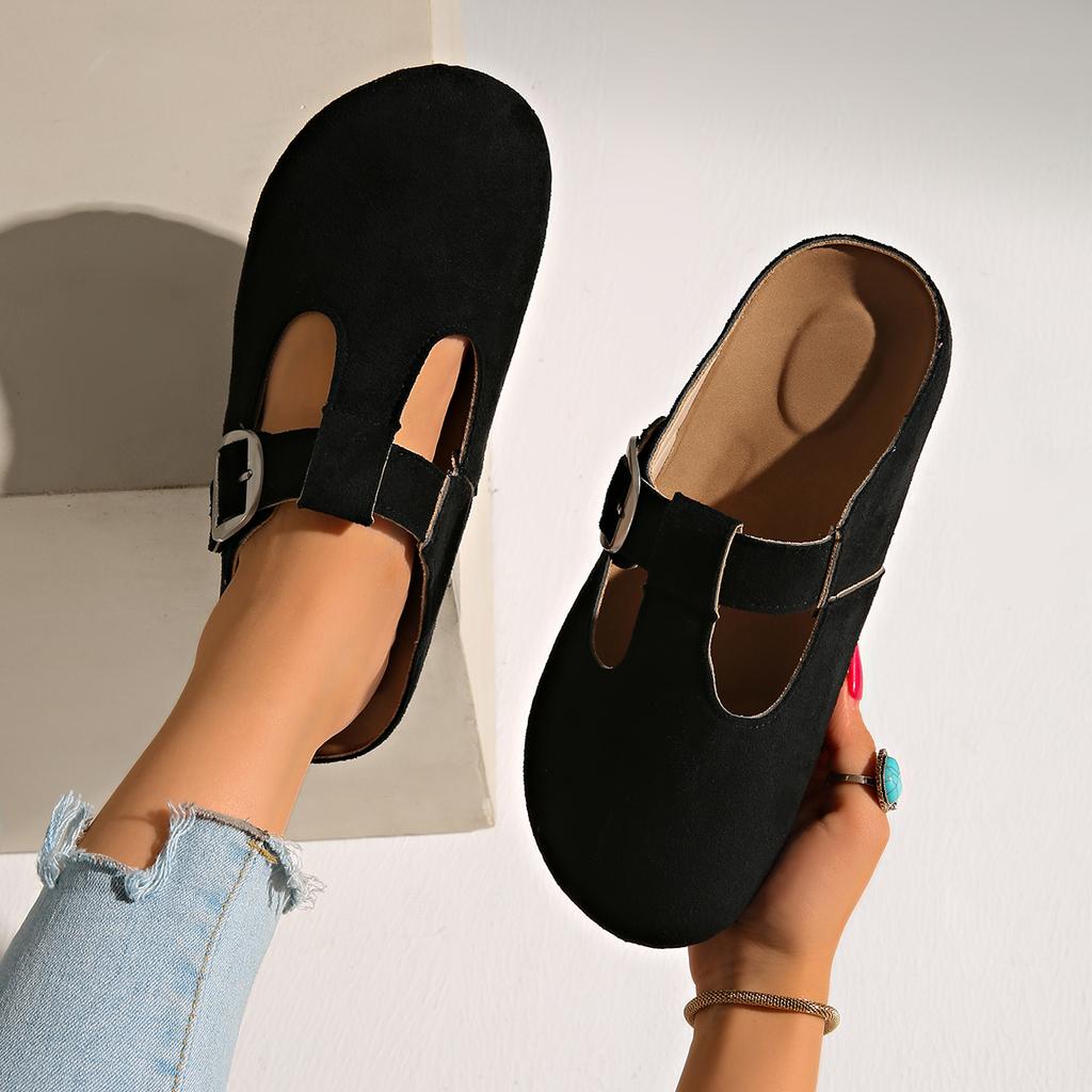 Women Mules Shoes 2025 New Outdoor Summer Sandals Ladies Trend Clogs Platform Slippers Women Beach Flat Baotou  Slides Women