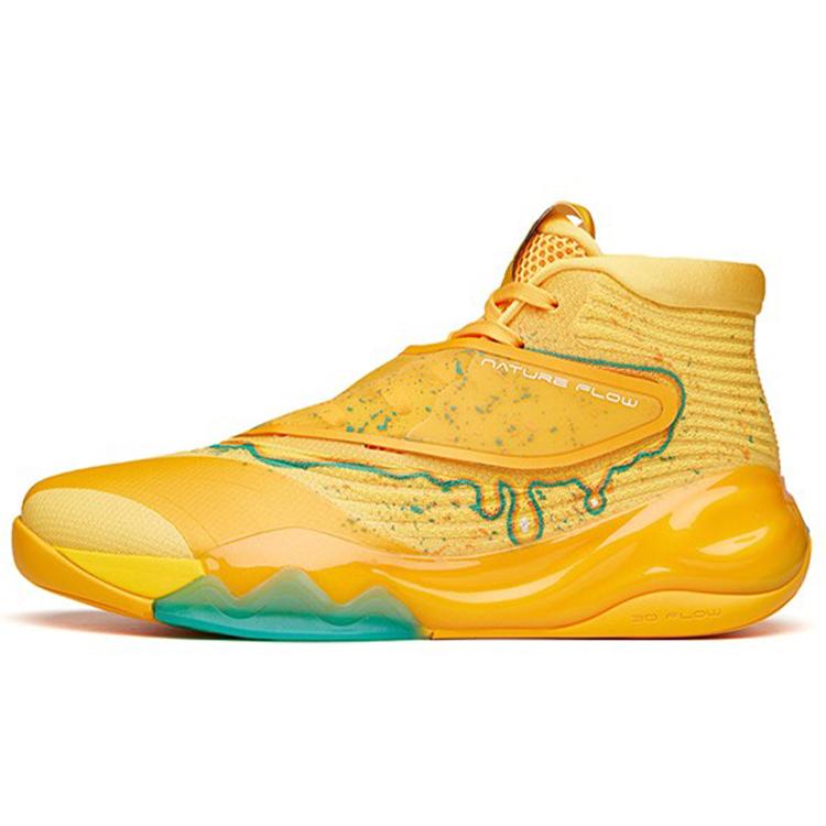 

Anta KT 6 Citrus Bomb Textile, Synthetic Leather Cushioning Slip Resistant Abrasion Resistant High top Basketball Shoes 112131101-5 42