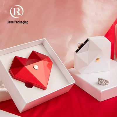 Heart-Shaped Automatic Jewelry Box for Proposal Rings