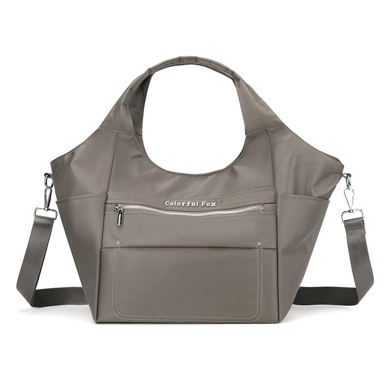 Large capacity tote bag women's fashion commuter shoulder bag casual versatile anti-splashing messenger bag