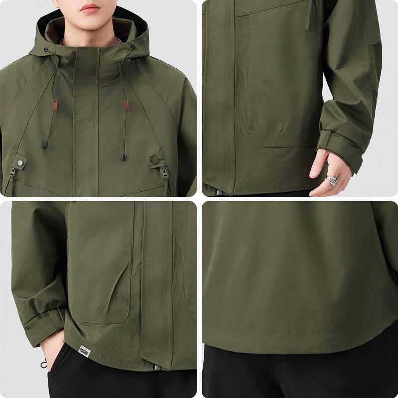 Mark Fairwhale Men's Casual Hooded Jacket
