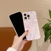 Graffiti Art Ins Back Shell For Iphone 13 12 Promax 14 Pro Max 11 Cute Tulips Flower Relif Cartoon Phone Case Back Fundas