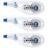 Tombow Correction 6mm MONO YS Pull Type That Feels Like a 3 X Tape, (horizontal Pen), Disposable, 10m, Packs, KCA-327 (CT-YS6 3)