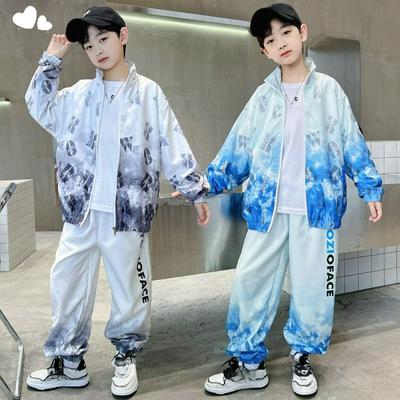Children's Clothing, Boys' Sports Suits, Spring and Autumn, Big Children's Jackets, Trendy, Handsome and Fashionable Boys' Clothes