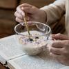 Breakfast Glass Transparent Mug Household Cup Yogurt Oat Cup Water Glass Wine Glass Summer Juice Cup