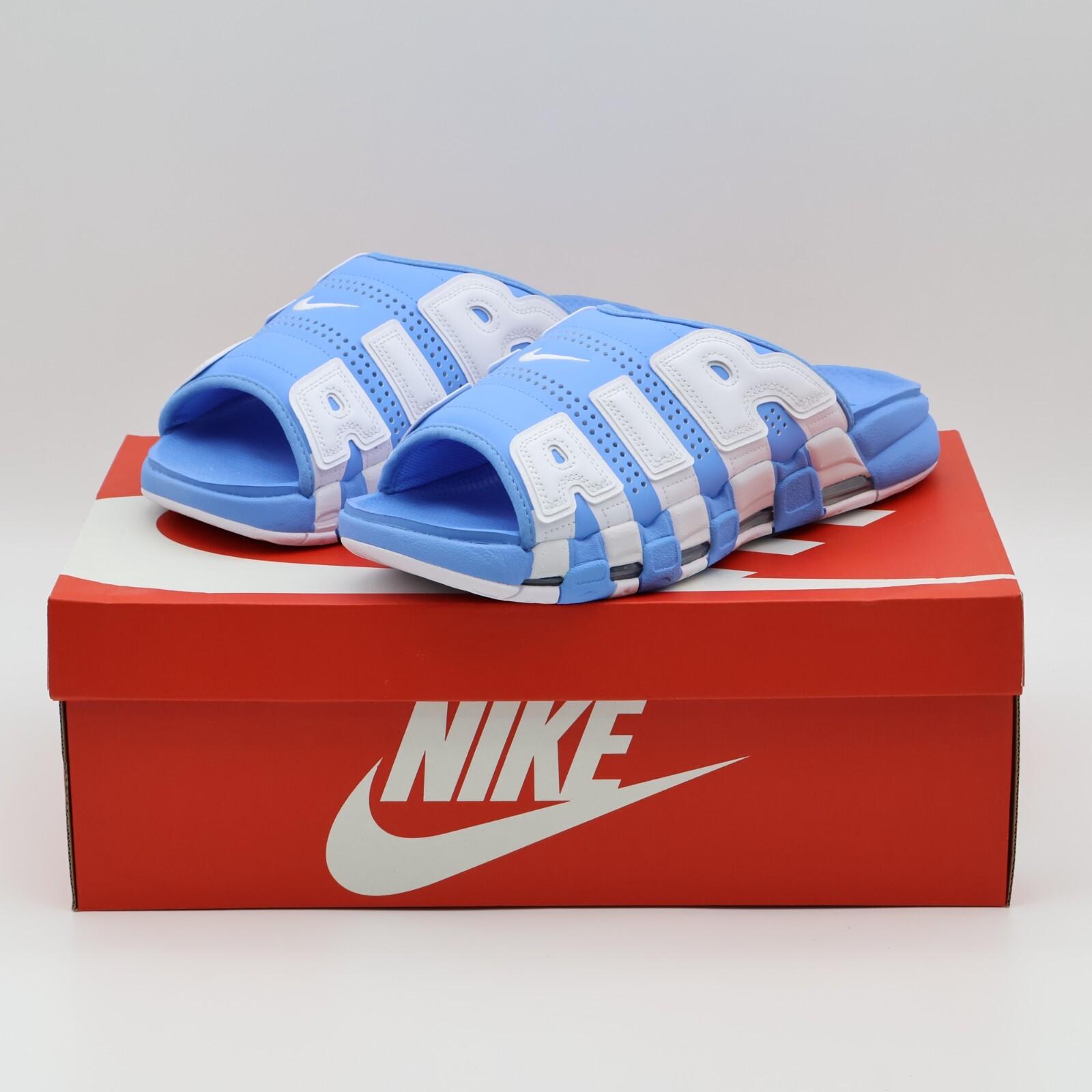FD9883-400 Nike Air More Uptempo Слайды Университетский Синий (Мужской) 7