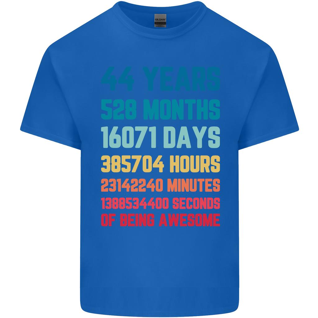 44th Birthday 44 Year Old Unisexs Light Cotton TShirt