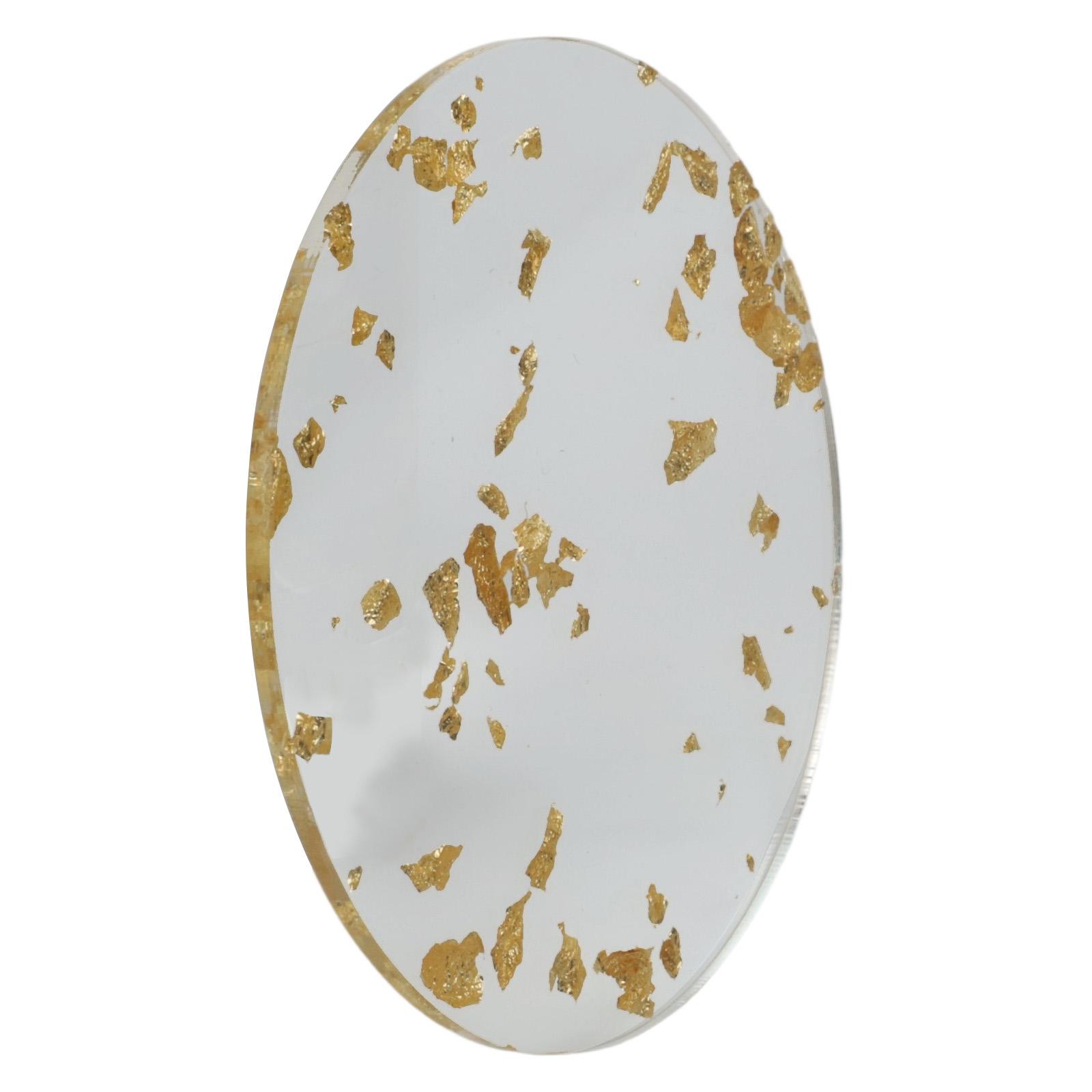 

Gold Foil Acrylic Coasters Set of 6 Non Slip Silicone Base Round Coasters Dishwasher Safe for Hot and Cold Drinks China Mainland