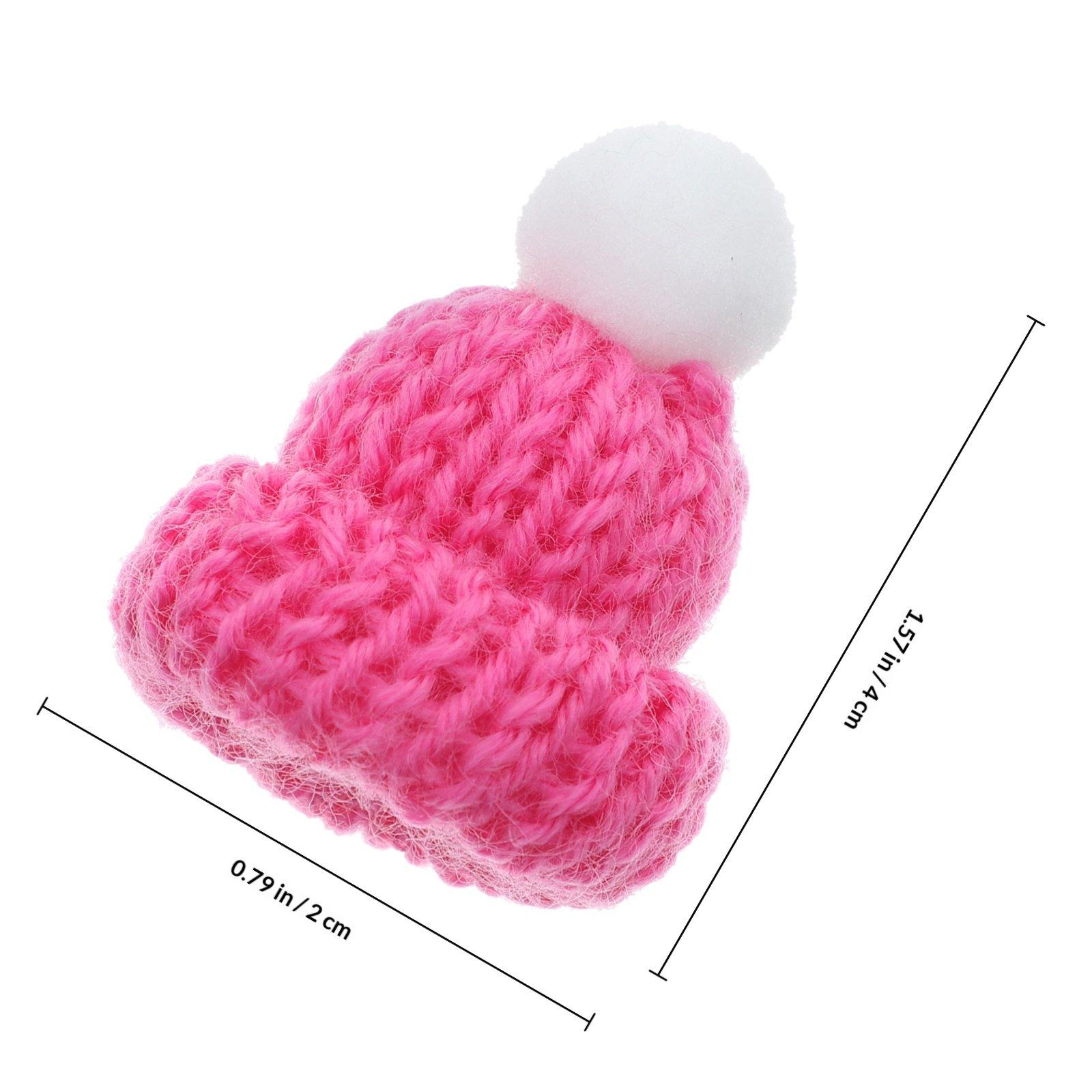 

10Pcs Christmas Hat Accessories Premium Knitted Holiday Hats for Party Favors Family Gathering Decor Dark Blue other