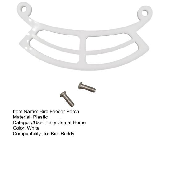 Bird Feeder Perch Better Viewing Attractive Sturdy Plastic Extension Accessories Easy Install for Bird Buddy