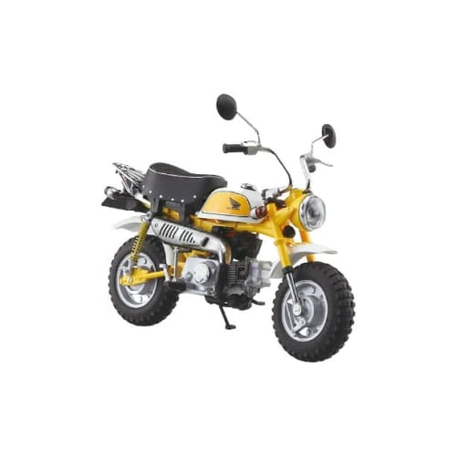 Aoshima Bunka Kyozai (AOSHIMA) Skynet 1/12 Scale Complete Honda Monkey Plasma Yellow Motorcycle