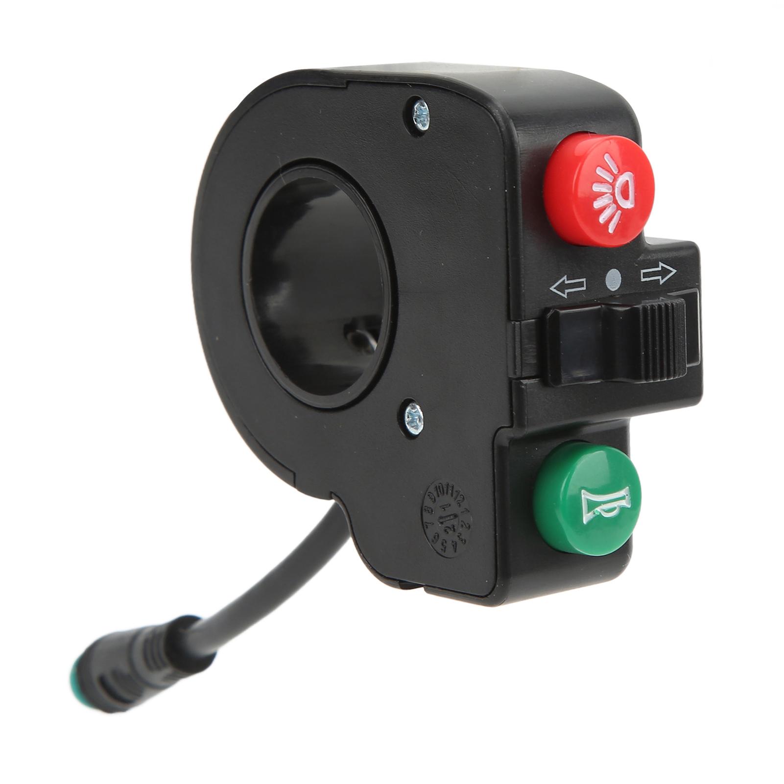 

Пластиковый переключатель сигнала для самоката 5-контактный водонепроницаемый разъем 3 в 1 заменяемый кнопочный переключатель для KUGOO M4 для M4 PRO