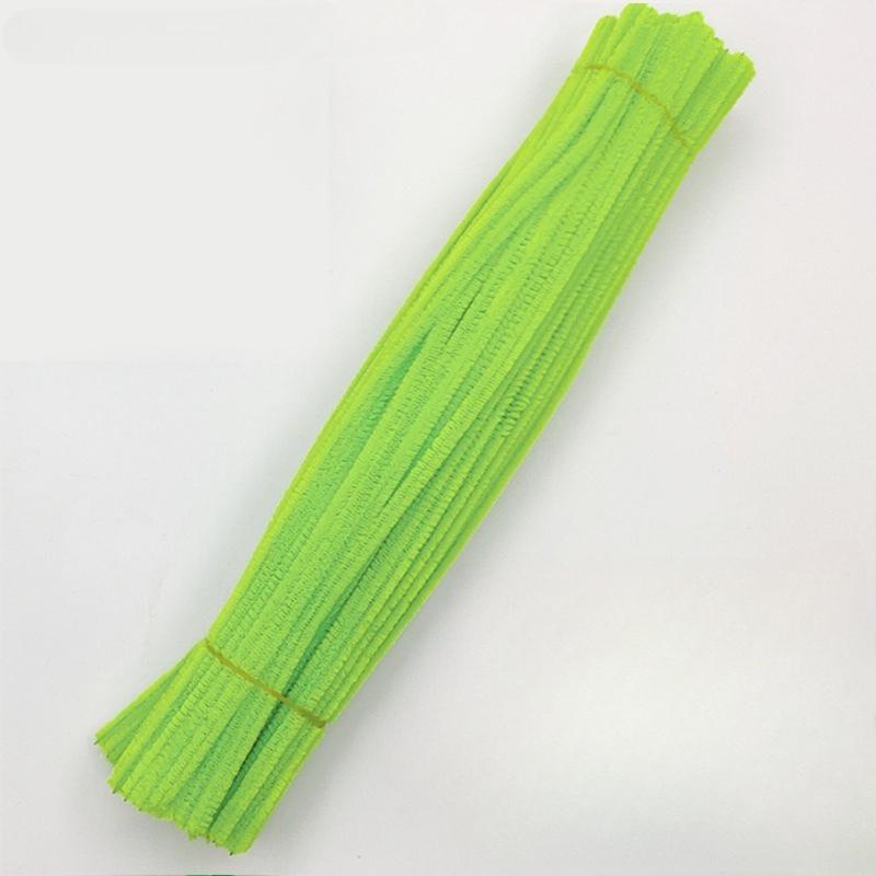 500pcs Chenille Stem Pipe Kids DIY Creative Chenille Sticks Cleaners Kindergarten Educational Handmade Material Plush Strips