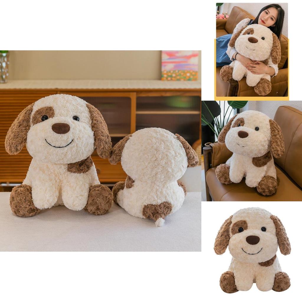 Adorable Spotty Puppy Plush Toy For Kids Gift And Bedroom Decor With Soft Pp Cotton Filling